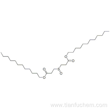 Propanoic acid,3,3'-sulfinylbis-, didodecyl ester (9CI) CAS 17243-14-0